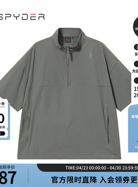SPYDER蜘蛛春夏男子SKI LIFE舒适户外运动休闲短袖POLO衫24CS449M