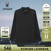 SPYDER蜘蛛秋冬男子透气耐磨吸湿休闲运动长袖 25MF421M 翻领POLO衫