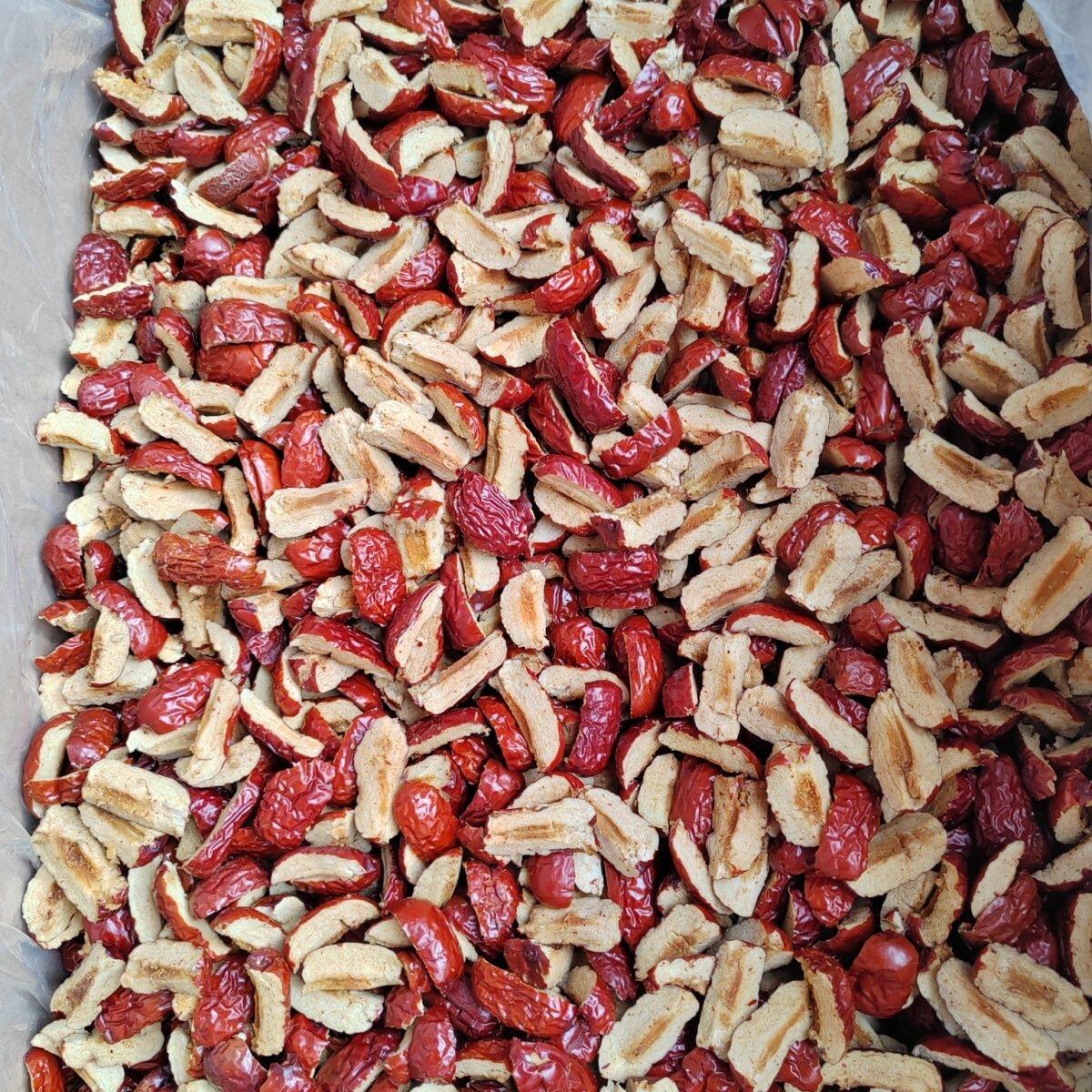 软红枣干新疆红枣片泡茶干吃烘干无核,和田枣干红枣馒头食品用