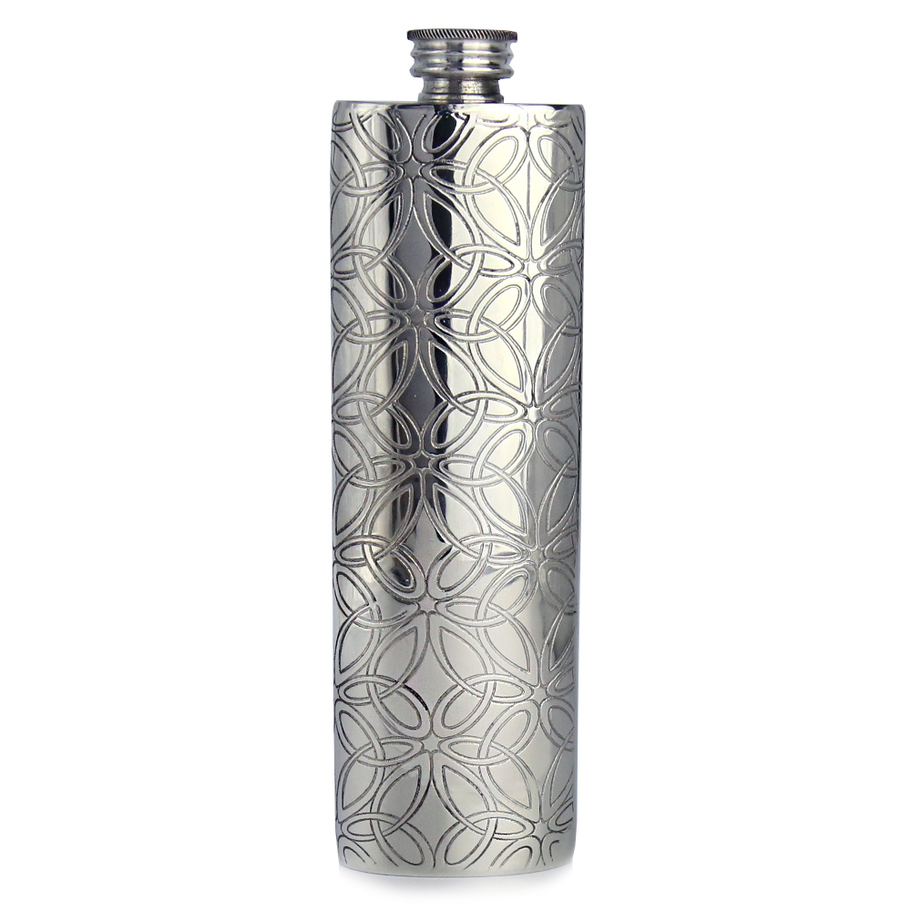 WENTWORTH英国谢菲尔德锡器 进口锡制酒壶 3盎司 便携随身旅行