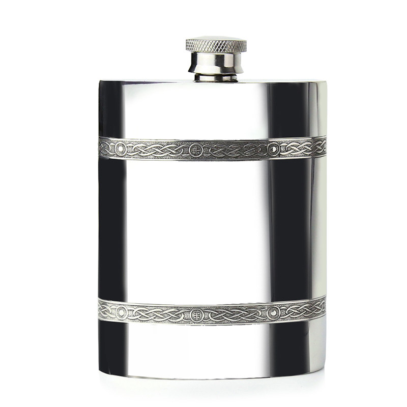 英国进口便携扁酒壶英伦复古