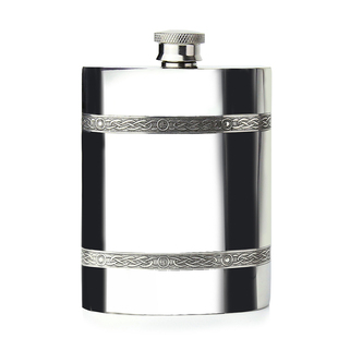 Edwin Blyde英国进口 锡酒壶 随身经典扁酒壶 户外露营男士欧式