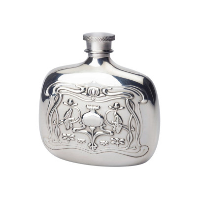 EdwinBlyde英国进口锡酒壶随身