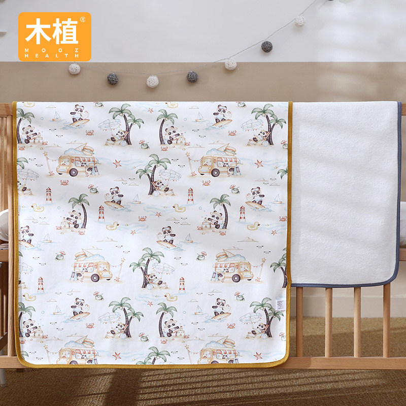 木植宝宝隔尿垫可水洗隔尿床垫婴儿尿垫竹棉防水透气月经姨妈垫