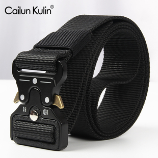 布皮带男士 带 加长帆布战术腰带机能风潮流卡扣插扣尼龙布料保安裤