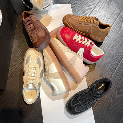 一三良品秋季小个子隐形内增高2025秋新款3233休闲板鞋运动德训鞋