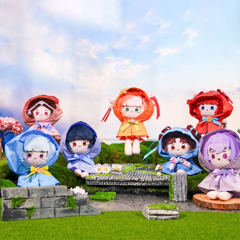 王者荣耀西施摇摇雨衣系列毛绒挂件盲盒可爱英雄游戏周边 大正