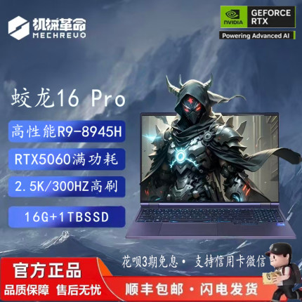 MECHREVO/机械革命 蛟龙16 Pro 2025款电竞游戏笔记本电脑学生