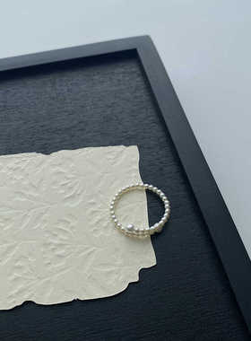 极细叠戴百搭小众戒指环温柔