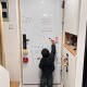 磁性双层白板墙贴儿童教学展示板黑板贴可擦哑光家用门后过道磁吸