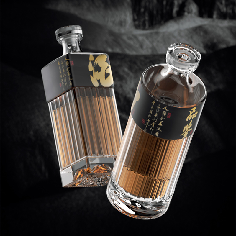 舒神酒瓶密封玻璃瓶轻奢感泡酒瓶