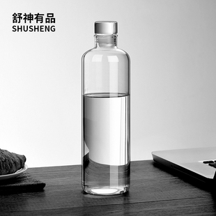 专用密封存带盖酒瓶食品级 酒瓶空瓶白酒玻璃储酒瓶子自酿泡酒分装