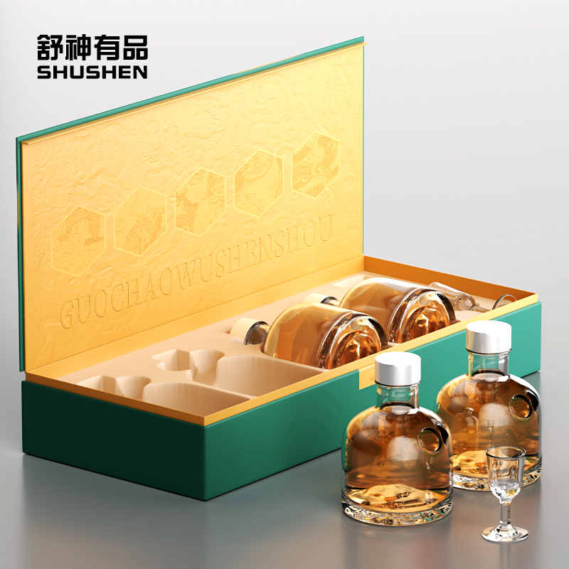舒神家用白酒瓶高档礼盒密封酒瓶