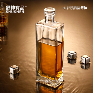 高档酒瓶空瓶玻璃酒瓶加厚白酒瓶密封专用白酒瓶自酿果酒瓶空酒瓶