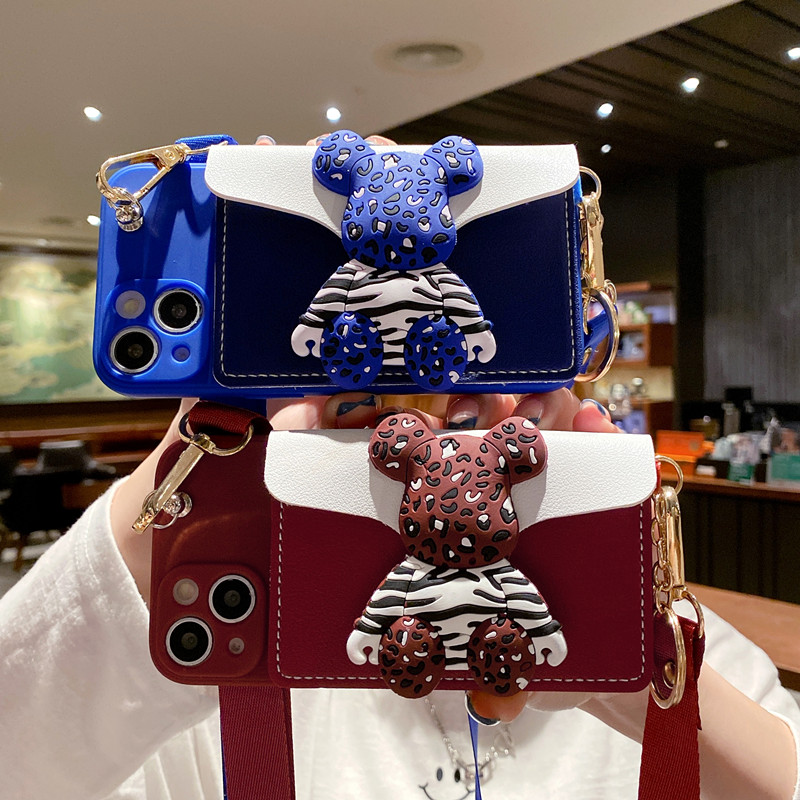 荣耀/畅玩潮牌暴力熊卡包壳软胶