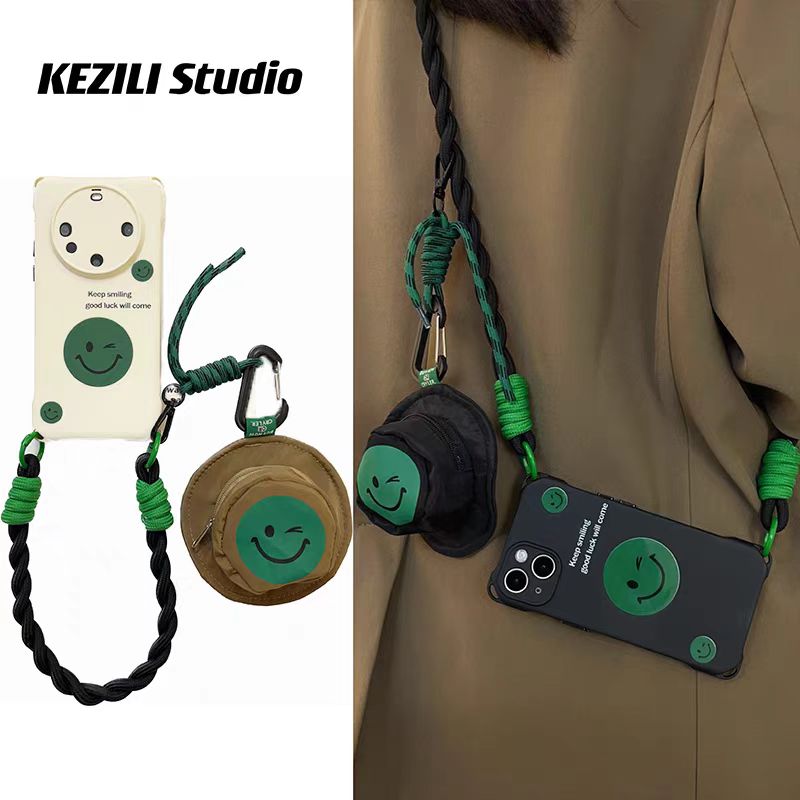 适用苹果16软硅胶高级斜挎包