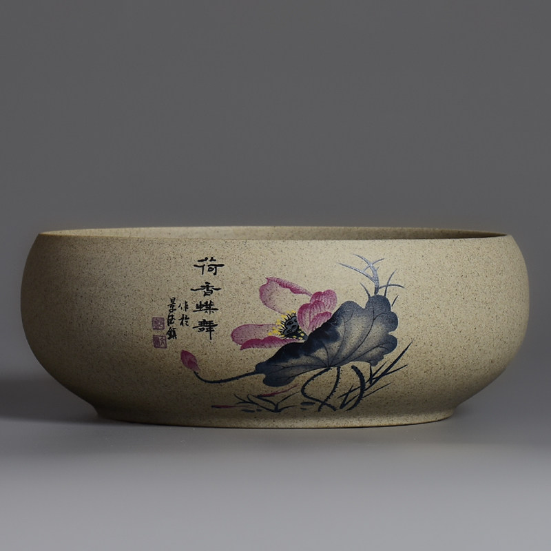 水仙花盆大口径拼盘创意陶瓷圆形无孔水培铜钱草绿萝荷花碗莲盆缸,鲜花速递/花卉仿真/绿植园艺,花盆,淘宝优惠券,粉丝福利购,淘宝优惠卷