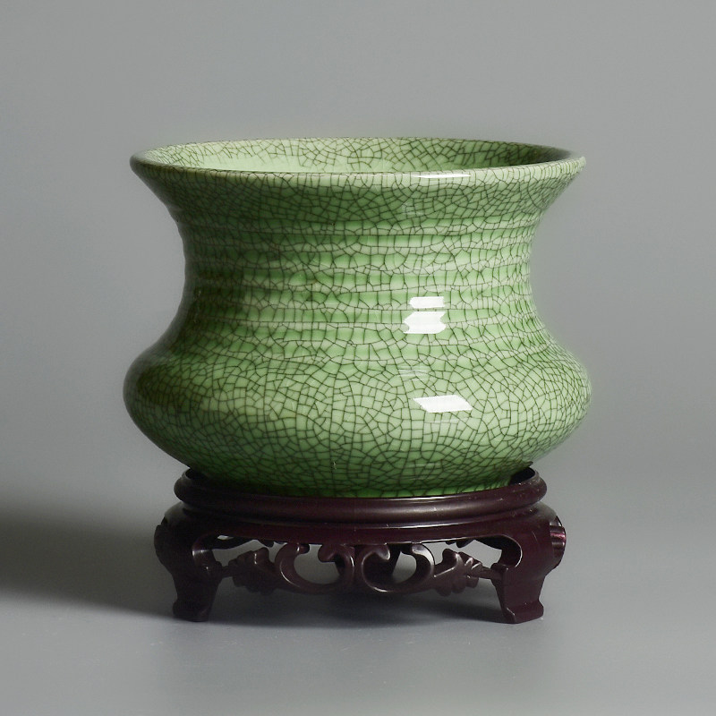 吊兰花盆陶瓷哥窑室内中式蝴蝶兰专用创意复古绿植盆栽多肉植物盆,鲜花速递/花卉仿真/绿植园艺,花盆,淘宝优惠券,粉丝福利购,淘宝优惠卷