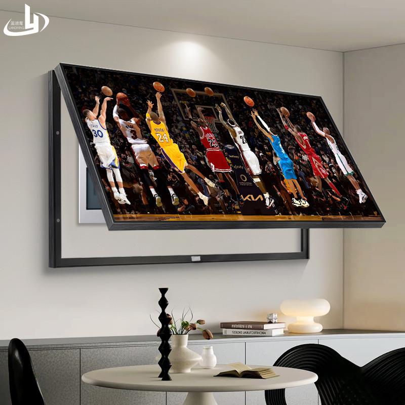 大尺寸电表箱装饰画nba篮球明星詹姆斯乔丹科比配电箱遮挡箱挂画