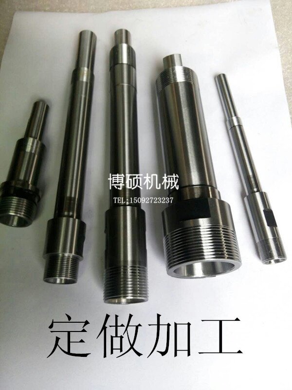 新款车/磨/铣床电动力主轴头花键轴芯莫氏7/2y4锥er夹头机床轴来