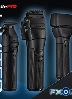 babylisspro芭比丽丝FXONE哑光黑色换电池油头电推剪增白器雕刻剪