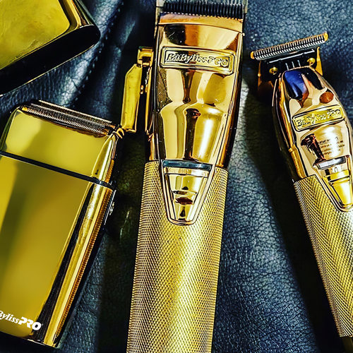 金色渐变电推子理发器