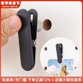 木工小舅 图片明信片展示金属夹子 洞洞板配件黑色照片夹子