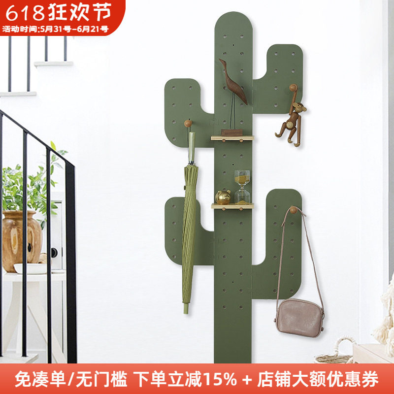 木工小舅入户玄关洞洞板创意