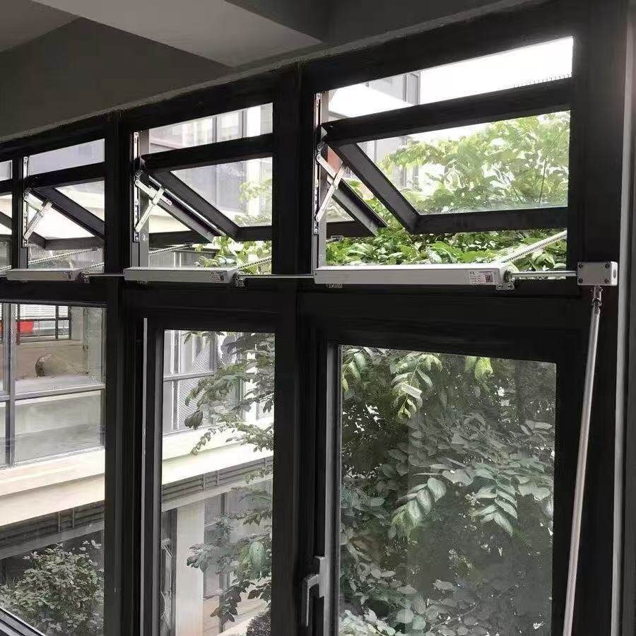 手动开窗器一拖四手摇链条式开窗机平开窗消防排烟窗开启装置摇杆