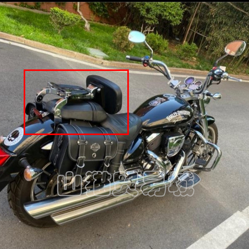 Suitable for motorcycles Lifan v16 Lifan k19 Lifan Square Starship 3 Multifunctional folding telescopic backrest
