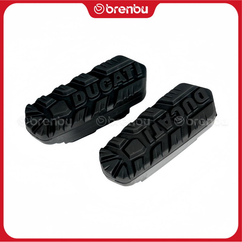 适用杜卡迪揽途V4 MTS V2 V4s 派克峰 沙漠X脚踏胶皮脚踏橡胶垫