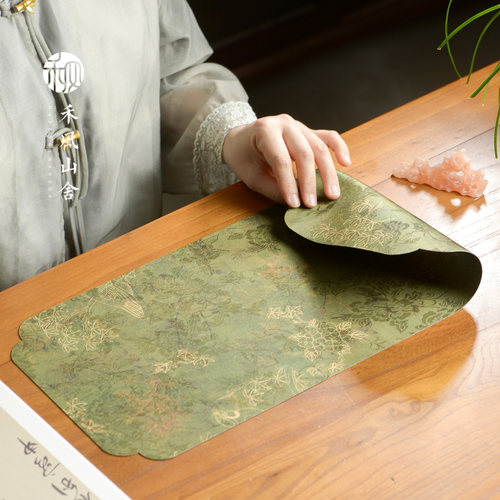 《春和景明》香云纱干泡茶席垫子