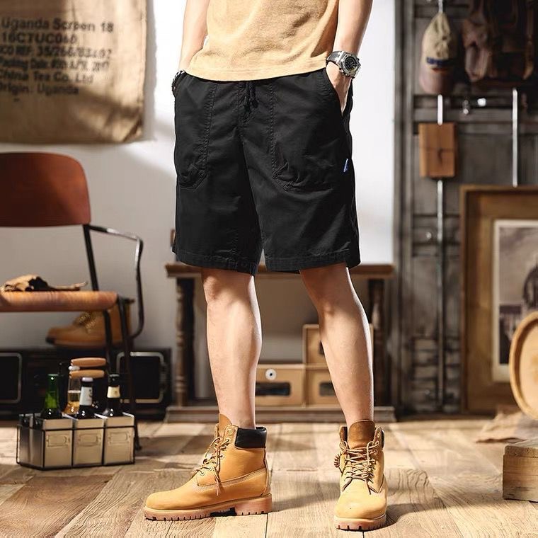 潮牌五分休闲宽松耐脏耐磨工装裤