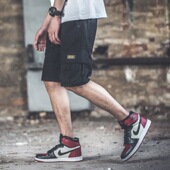 四分短裤 宽松透气美式 男士 余文乐工装 夏季 薄款 外穿五分冰丝中裤 子