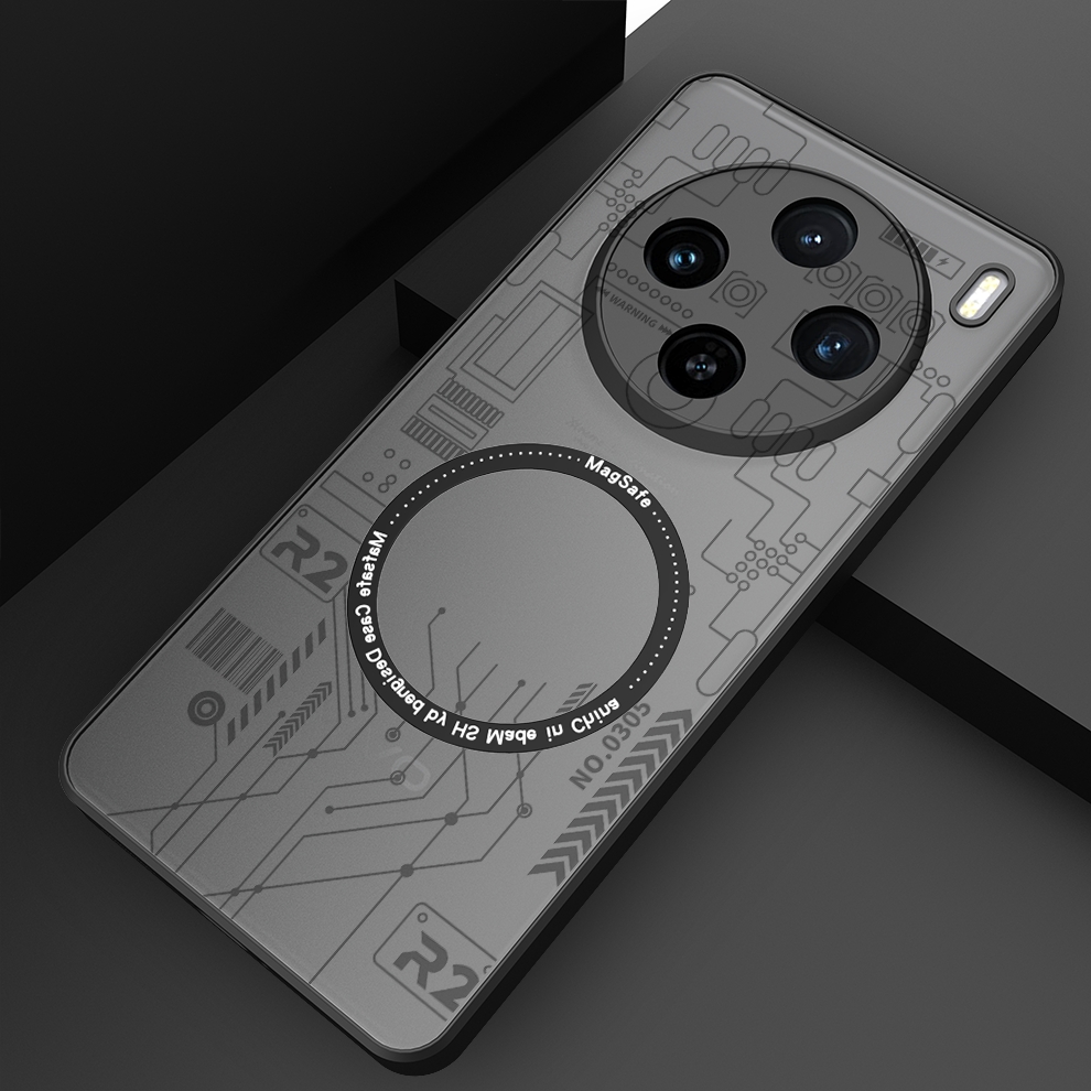 vivox100手机壳嵌入引磁环