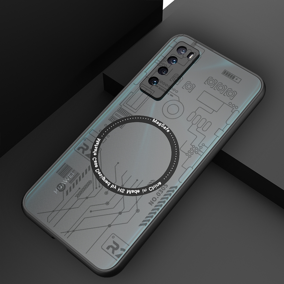 华为nova7手机壳嵌入引磁环