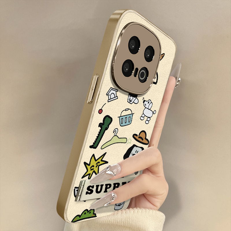 浙皇适用于vivoiqoo13手机壳12新款11网红neo10小羊皮9防摔8支架7小众6高级感z10turbo卡通女秋冬z9x帽子小狗