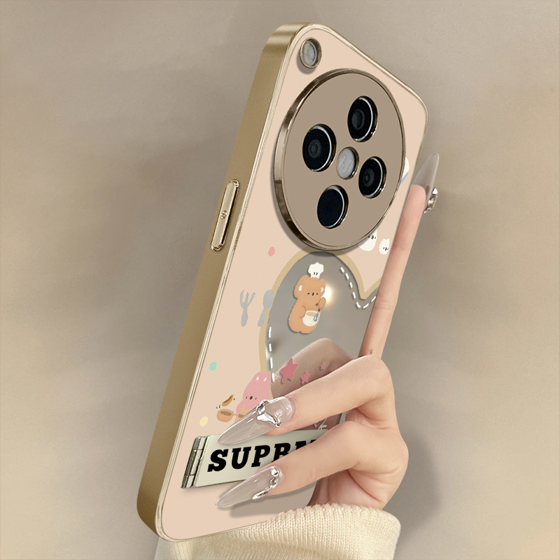 浙皇适用于oppofindx8手机壳x7ultra镜面x6pro高级感x5全包a97防摔a93s支架a72网红新款女可爱a2蛋糕镂空爱心