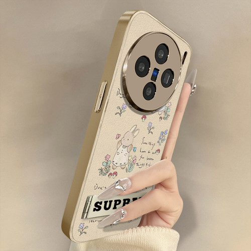 浙皇适用于vivox200s手机壳x100ultra新款x90s小羊皮x80pro高级x70电镀60防摔y300支架创意可爱女y78花丛兔子