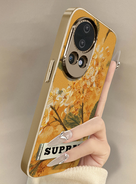 浙皇适用于华为nova14手机壳13新款12ultra小羊皮11se女10pro高级感9全包8防摔支架7电镀6秋冬创意5黄色桂花