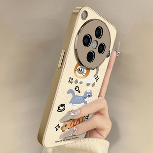 咖啡小猫适用于oppofindx9手机壳findx9pro新款 x8s卡通x7ultra可爱小羊皮x6网红x5好看a97男女A6高级防摔支架