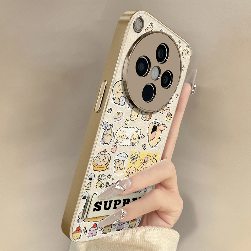 浙皇适用于oppofindx8手机壳x7ultra新款x6pro高级x5全包a97防摔a93s支架a72创意a57秋冬羊皮女a2满屏乌萨奇