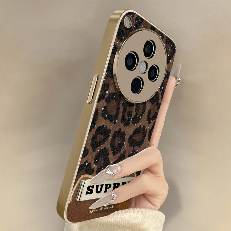 浙皇适用于oppofindx8手机壳x7ultra新款x6pro小羊皮x5女a97高级a93s全包a72防摔57支架秋冬可爱a2豹纹蝴蝶结