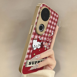 水果凯蒂猫适用于vivos30手机壳s30promini新款 s20卡通s19可爱s18e小羊皮s17t网红s16好看s15男女高级感支架