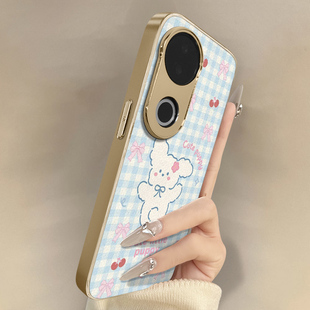 蓝格小狗适用于vivos30手机壳s30pro新款 s17t好看s15e支架12pro小羊皮s19高级s16小众创意女 s20可爱s18e爆款