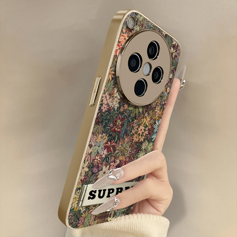 浙皇适用于oppofindx8手机壳x7ultra新款x6pro秋冬x5简约a97防摔a93s支架a72网红a57羊皮a3i女复古a2花海秘境