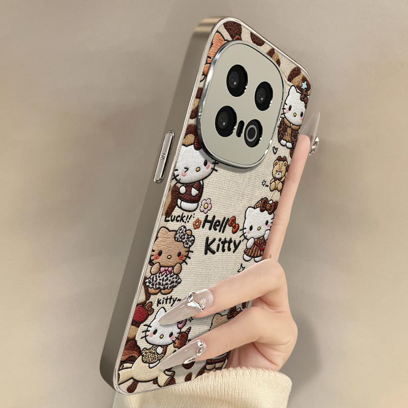碎花裙凯蒂猫适用于vivoiqoo15手机壳新款13卡通12可爱小羊皮11网红neo11好看10pro男女z10turbo高级z9x支架