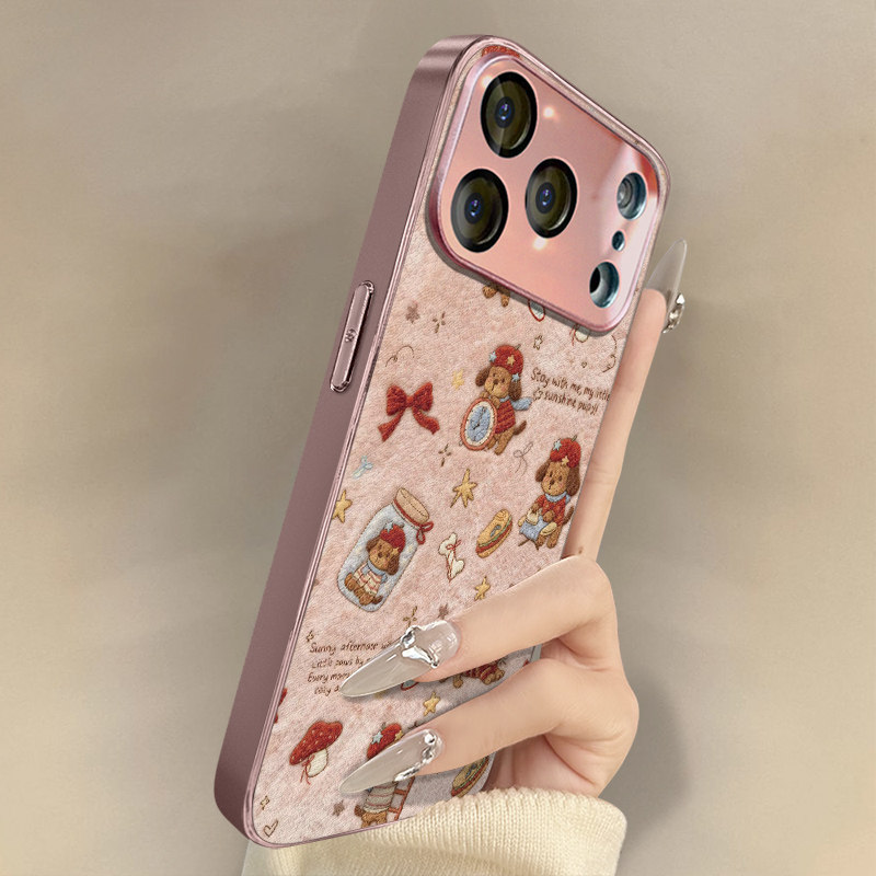 瓶装小狗适用于苹果17手机壳iPhone16pro新款15plus卡通14网红13可爱12高级Air支架11全包8防摔7小羊皮保护套,3C数码配件,手机保护套/壳,淘宝优惠券,粉丝福利购,淘宝优惠卷