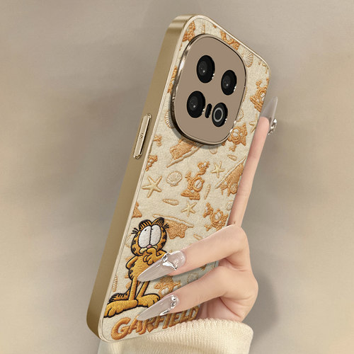 加菲小猫适用于vivoiqoo15手机壳新款13卡通12可爱小羊皮11网红neo11好看10pro男女z10turbo高级z9x防摔支架