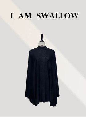 【南油实体店见主页】羊毛混纺蝙蝠袖罩衫